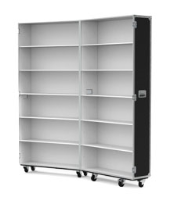 Large Retail Display Flight Case with White Interior