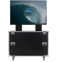 Motorised TV Lift Flight Case For Microsoft Surface Hub 2 Board