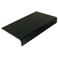 225mm x 9mm Universal Cover Board Black Ash 2.5m