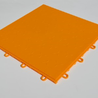 Garage Floor Tile - Mandarin Orange