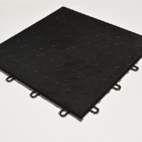 Garage Floor Tile - Obsidian Black