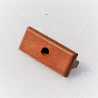 Brown Red / Teak Nylon T Clip for Composite Decking Boards