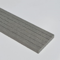 Light Grey / Stone Grey Composite Decking Skirting 73mm x 12mm x 2.9m Long