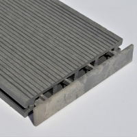 Light Grey/Stone Grey Plastic Composite Decking End Cap to suit 150mm wide Composite Boards