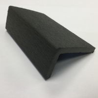 Graphite Grey / Dark Grey Composite WPC Decking Finishing Angle - 2.9m Long x 62mm x 37mm