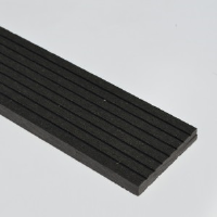 Black / Charcoal Grey Composite Decking Skirting 73mm x 12mm x 2.9m Long