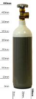 Portable Oxygen Gas Bottles