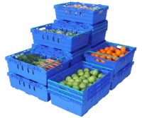 Perforated Stacking and Nesting Euro Containers