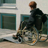 Lightweight Aluminium Wheelchair Entrance Ramps