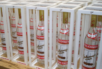 Laser Cut Display Cases For Bottles