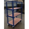 Mesh Trolleys With Adjustable Shelf