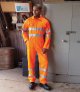 Personalised Yoko Hi-Vis Poly/Cotton Coverall For HM Forces