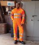Yoko Hi-Vis Poly/Cotton Coverall For Aviation Industries