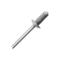 Auto-Bulb Stainless (A2) 6.4 mm 1/4" Grip 10.80 mm - 12.80 mm Huck