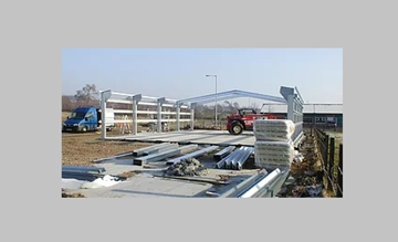 Professional Cold Rolled Steel Vehicle Washbay Structures