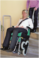 Adjustable Stair climber Wheelchair For Emergency Evacuation