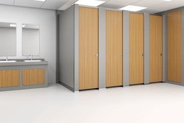 Stylish Full Height Toilet Cubicles