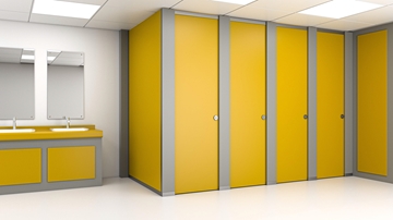 Full Height Washroom Cubicles for Schools