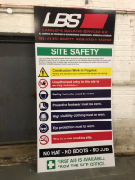 Local Supplier Of Construction Site Information Signs