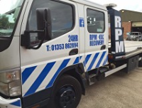 Vehicle Sign Writing For Recovery Vehicles