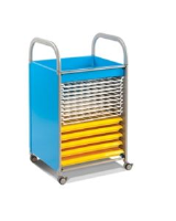 Callero Art Trolley with Trays and Racks