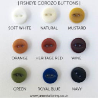 Corozo Fisheye Button