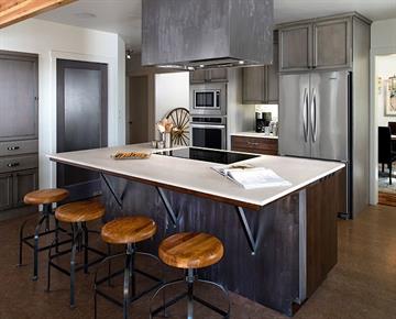 Kitchen Travertine Work Installation