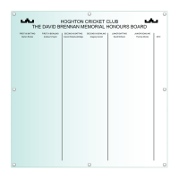 Acrylic Honour Board Manufacturers For Cricket Clubs