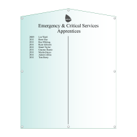 Acrylic Honour Board Manufacturers For Emergency Services