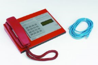 128 line Desk control unit with handset and display