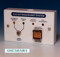 4 Lamp Gas System Status unit with mode & Manual Release - Flush