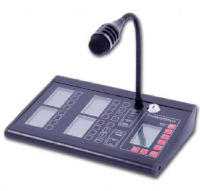 Sixteen-zone microphone controller.