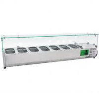 Commercial Refrigerated Topping Unit - 7 x 1/4GN