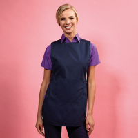 Long Length Pocket Tabard For Nurses