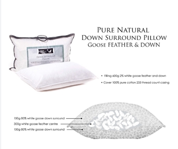 Pure Natural Down Surround Pillow