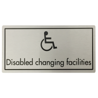 Disabled Changing Facilities Door Sign