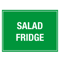 Salad Fridge Storage Sticker