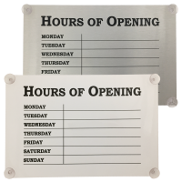 Hours of Opening Window Notices