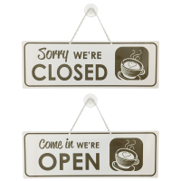 Caf&#233; Open / Closed sign