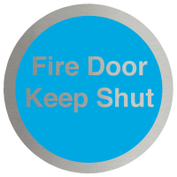 Fire Door Keep Shut Stainless Steel Disc