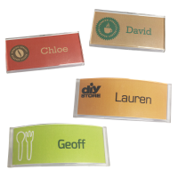 Multi-Purpose Clear Acrylic Name Badges
