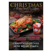 Christmas Fayre Orders Now Being Taken Butcher Poster