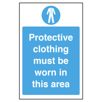 Protective Clothing must be Worn Notice