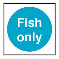 Food Storage Label - Fish Only