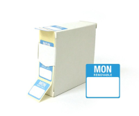 Monday Day Dot Food Labels - 25x25mm