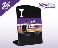 Cocktail Specials Angled Portrait Tabletop counter top message board