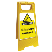 Caution Slippery Surface Safety Sign Floor Stand