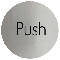 Push Stainless Steel Disc