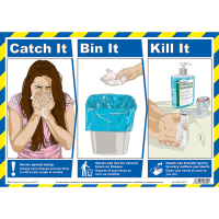 Catch It, Bin It, Kill It, A3 Poster