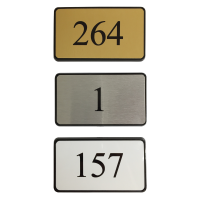 Framed Premier Door Numbers
